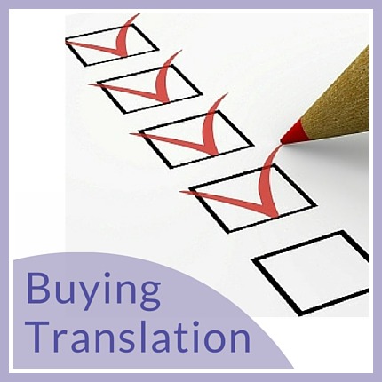 Buying professional translations services